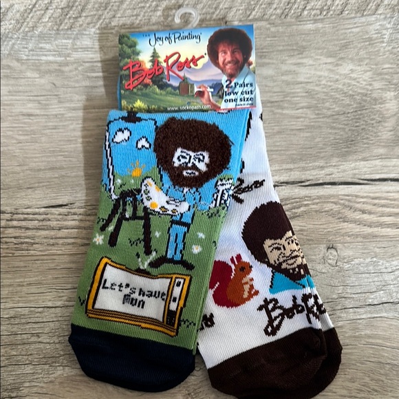 Bob Ross Other - Unisex Socks - Bob Ross 2 pairs low cut new
